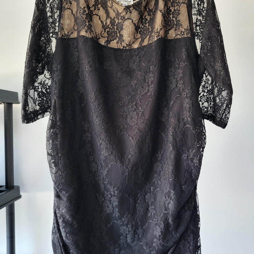 Kiyonne black lace blouse